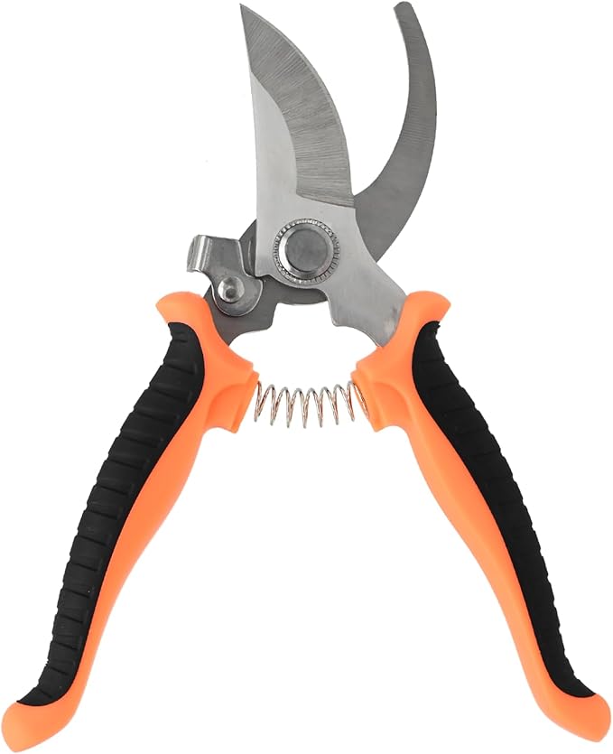 3 Pack Garden Pruning Shears Stainless Steel Handheld Gardening Shears Garden Scissors Pruning Snips and Clippers for Gardening Plants Flowers Fruit Trees Branches