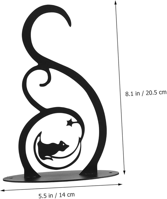 2pcs Black Wrought Iron Flowerpot Hangers Plant Brackets Wall Hooks for Outdoor Lanterns and Planters Patio Garden Decorative Storage