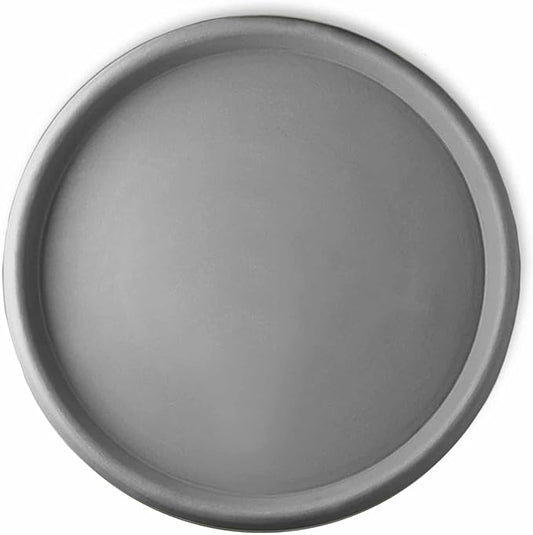 Crescent Garden Universal Round Planter Saucer, Heavy Duty Drainage Dish for Plant Pots, Extra Large Plant Dishes Saucer, Indoor & Outdoor Plant Tray - Ash (23 inch Inner, 25.50 inch Outer Diameter)