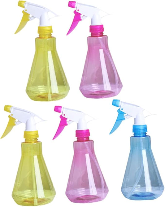 5pcs Plastic Gardening Sprayer Watering Bottles for Home and Garden Random for Plant Care and Cleaning Tasks