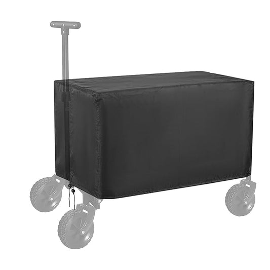 Wagon Rain Cover,Waterproof Push-Pull Wagon Rain Cover Canopy,Wagon Rain Wind Cover for Outdoor Garden Camping Picnic,Folding Wagon Stroller Trolley Cart Accessories,Transparent Lounge Wagon Cover