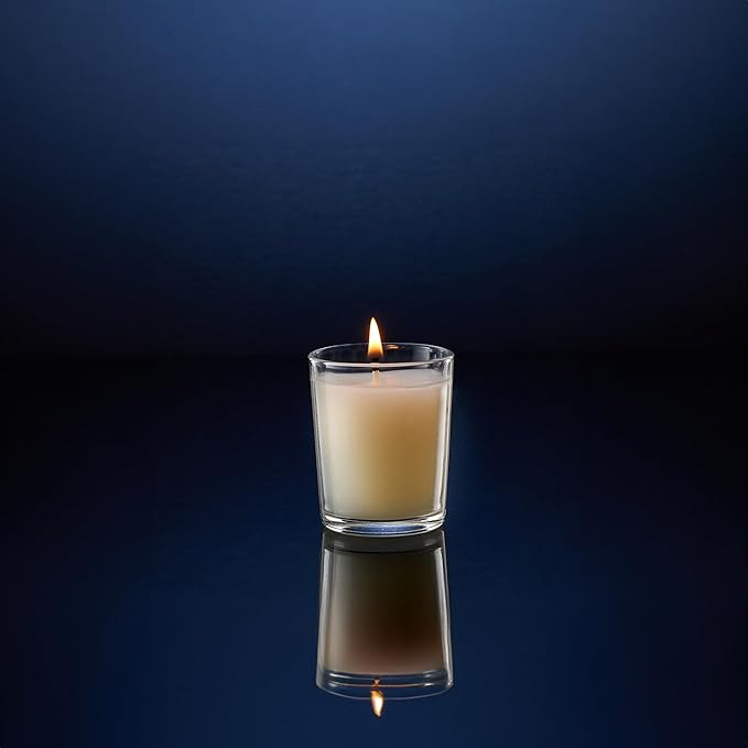 WGV Tea Light Votive Candle Holder 2x2.4, Clear Tiny Utility Cylinder Glass Vase, Small Planter Terrarium for Home Accent Decor, 6 Pieces