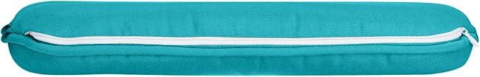 SleepMan Outdoor 17"x16" Chair Cushions with Ties Set of 4, Water Resistant All Weather U-Shape Seat Pads for Patio Garden Furniture Indoor (Set of 4, Aqua Green)