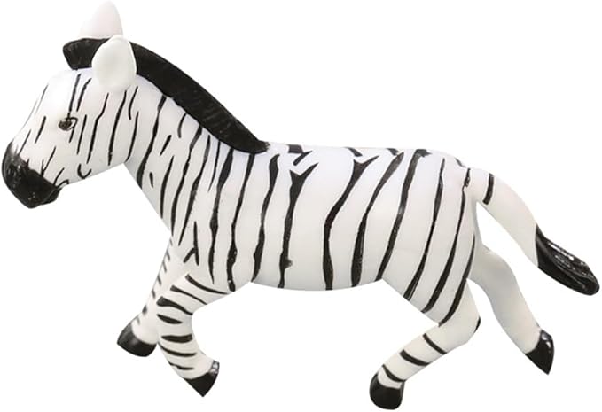 6 PCS Mini Resin Zebra, Fairy Garden Accessories, Miniature Figurines, Micro Landscape Ornaments