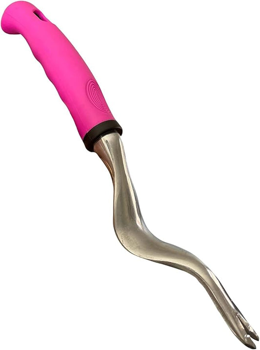 Garden Guru Pink Hand Weeder Tool with Ergonomic Handle - Rust Resistant Weed Puller for Planting, Weeding, Flower and Vegetable Care in Lawn Garden Yard - 1 Case (50 pcs)