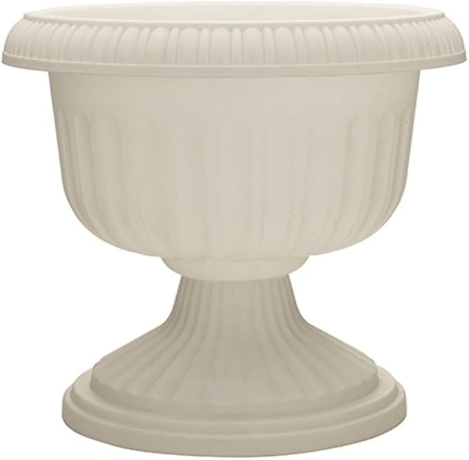 Southern Patio 12" Grecian Urn, White