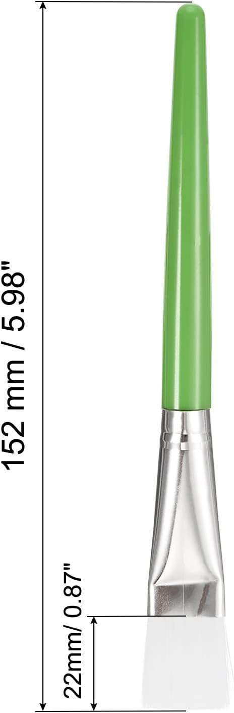 PATIKIL Succulent Cleaning Brush 2Pack 152mm Gardening Tools Plant Brush for Garden Green Handle