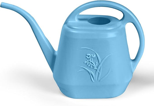 ZXJ Plant Watering Can - for Indoor and Outdoor Home Garden Plants - with Long Spout - Skye Blue - 1/2 Gallon