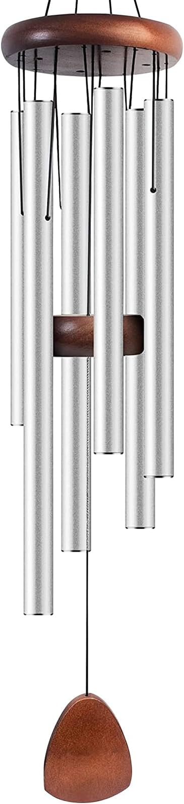 37 Inch Large Aluminum Wind Chimes Outdoor Zen Wind Chimes for Garden, Patio, Yard Decoration Classic Design with Wind Catc her Unisex Gift Idea for Birthday, Housewarming