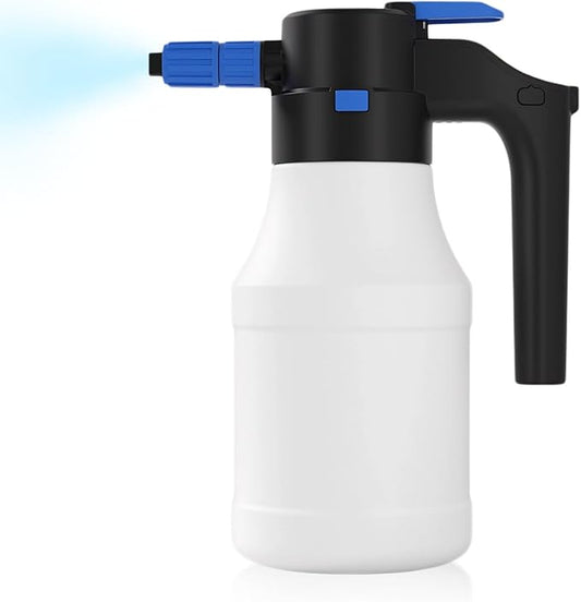 Yoidesu Electric Car Foam Sprayer with USB -1.5L Pressurized Cordless Car Wash Foam Gun - Car Wash kit - Portable Handheld Foam Pump Sprayer for Home, Garden, Car Beauty and Cleaning