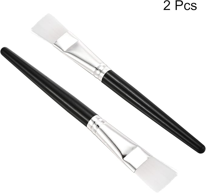 PATIKIL Succulent Cleaning Brush 2Pack 152mm Gardening Tools Plant Brush for Garden Black Handle