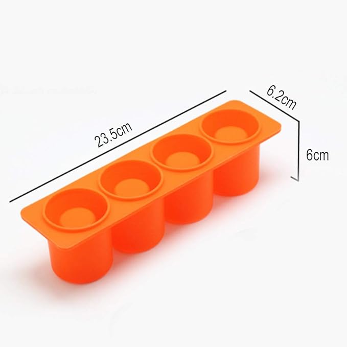 2Pcs Succulent Plants Pot Concrete Cement Mold Flower Pot Plaster Moulds Ice Shot Glass Molds Tea Light Candle Holder Pen Holder Resin Epoxy Casting Mold (Random Color)