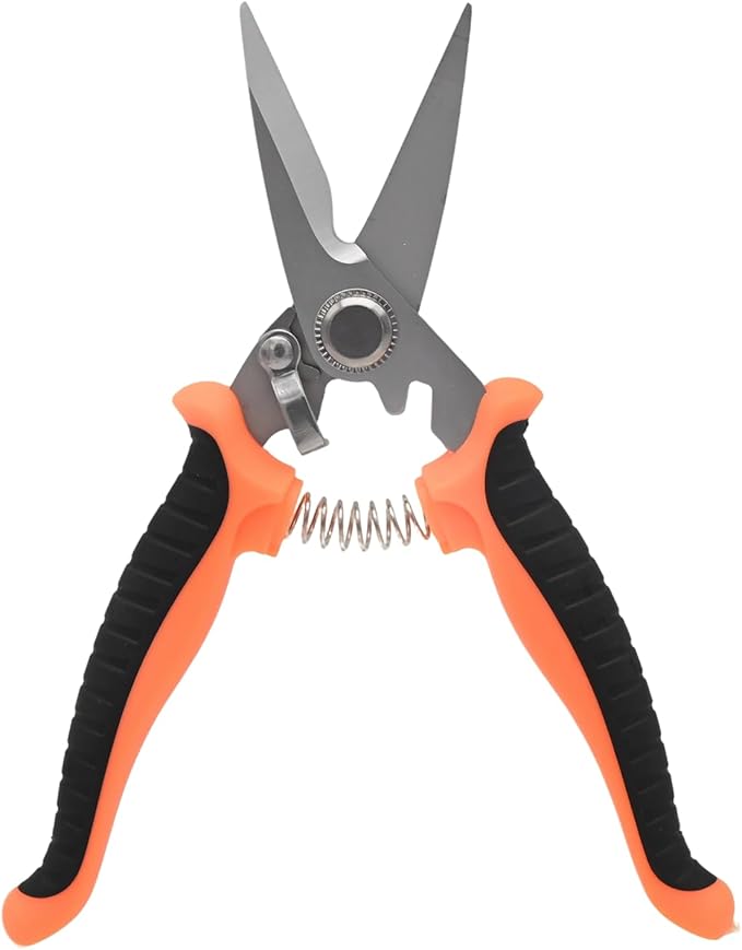 3 Pack Garden Pruning Shears Stainless Steel Handheld Gardening Shears Garden Scissors Pruning Snips and Clippers for Gardening Plants Flowers Fruit Trees Branches