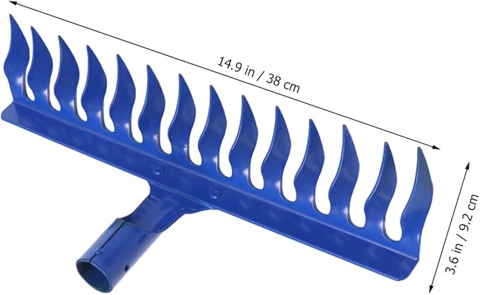 1Pc Garden Cleaning Rake Durable Garden Harrow Tool for Lawn Care Random Color for Farm Use Essential Gardening Accessory Random Color