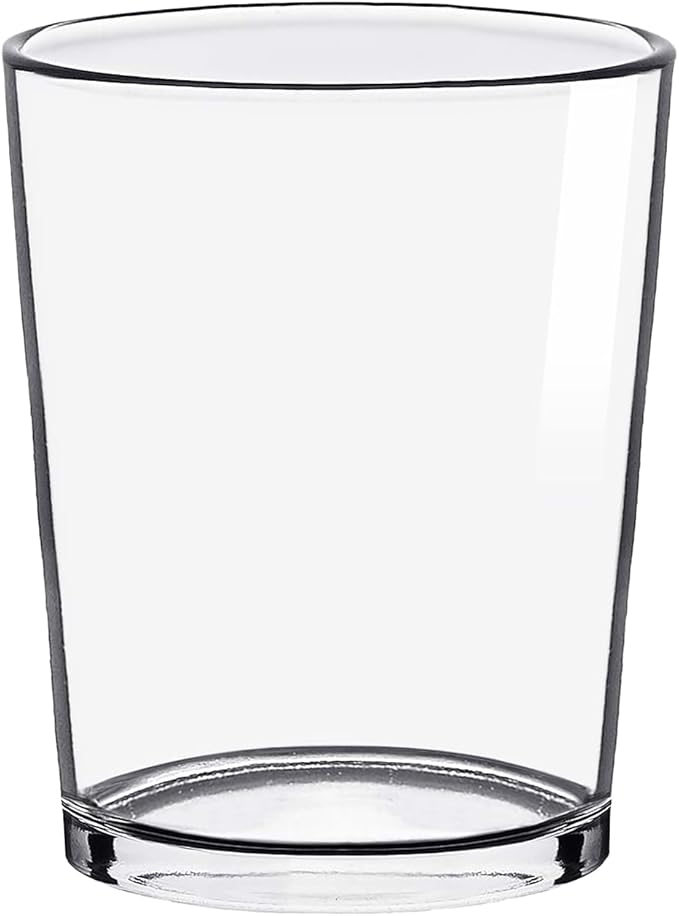 WGV Tea Light Votive Candle Holder 2.2x2.75, Clear Tiny Utility Cylinder Glass Vase, Small Planter Terrarium for Home Accent Decor, 6 Pieces