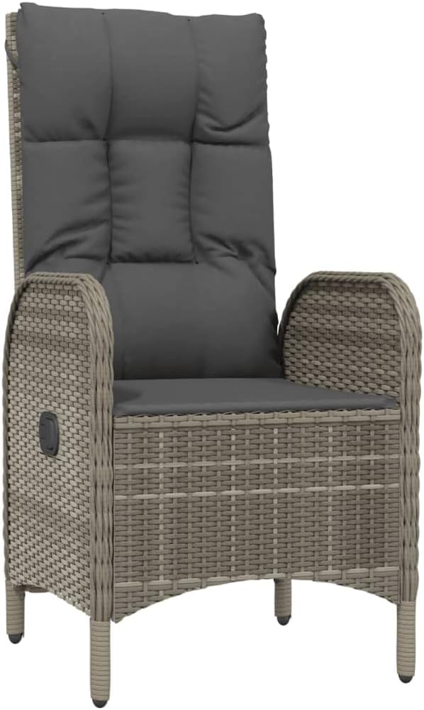 Garden Lounge Set Grey Garden Furniture Set for Pond Backyard