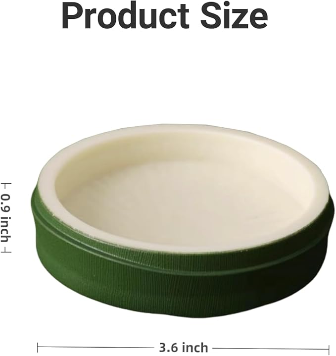 2 Pack Snail Water and Food Bowl，atural Design Food Bowl for Pet Snails, Garden Snails Pet Land Snail Terrarium Supplies