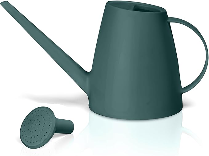 Plastic Watering Can - 1/2 Gallon - Blackish Green