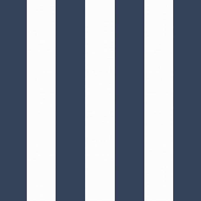 Arden 4-Pack Outdoor Patio Dining Chair Cushion, 20x44, Rain-Proof Seat Pad, Fade-Resistant Outdoor Cushion Sapphire Blue Cabana Stripe