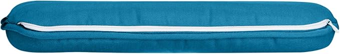 SleepMan Outdoor 17"x16" Chair Cushions with Ties Set of 4, Water Resistant All Weather U-Shape Seat Pads for Patio Garden Furniture Indoor (Set of 4, Indigo Blue)