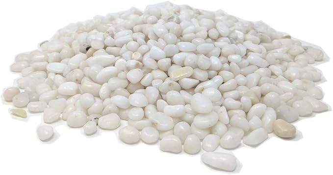 Midwest Hearth Decorative Polished White Pebbles 3/8" Gravel Size (2-lb Bag)