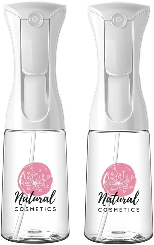 Mistifi Continuous Ultra Fine Mist Spray Bottle (2PCS 200ml, Nature Beauty)