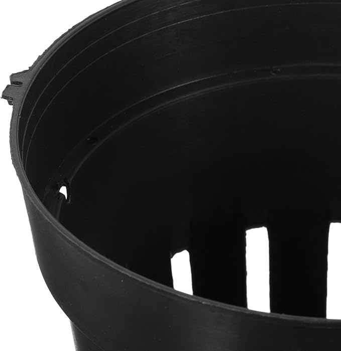 8pcs Black Breathable Wall Flower Planters with Multiple Drainage Holes, Indoor Hanging Plant Pots Set for Balcony and Garden Vertical Gardening
