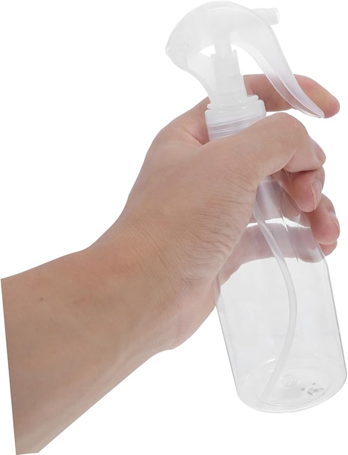 BESPORTBLE 5pcs Hand-Pumped Spray Bottle Plastic Watering Sprayers for Garden Bonsai and Microlandschaft for Plant Care and Cleaning Tasks White Color