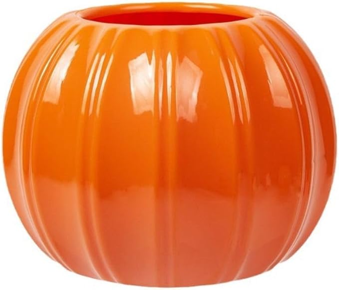 Plastic Pumpkin Flowerpot Pumpkin Shape Vase Pumpkin Planter Mini Plant Pot for Indoor Outdoor Home Garden Decor Tabletop Ornaments Garden Accessories（Plastic）