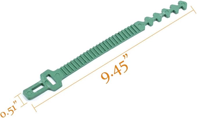 8 PCS Tree Stake Support Bands, Tree Straps for Staking,Heavy Duty Adjustable Interlock, Reusable Garden Plants Shrub Ties 9.4 inch