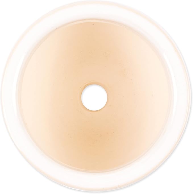 Accent Plus Cream Round Ceramic Small Planter (Set of 3)