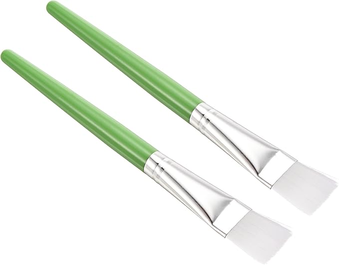 PATIKIL Succulent Cleaning Brush 2Pack 152mm Gardening Tools Plant Brush for Garden Green Handle
