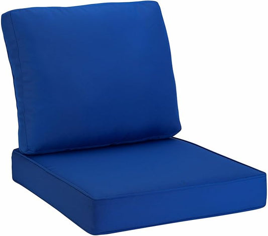 JMGBird Patio Chair Cushion Set, Outdoor Seat Cushion 24"x24" Patio Cushions for Outdoor Furniture