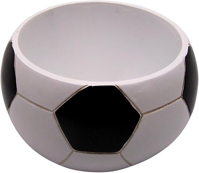 Wowser Soccer Ball Shaped Planter Pot, Home & Garden Decor, Sports Theme Planter, 6.5 Inches