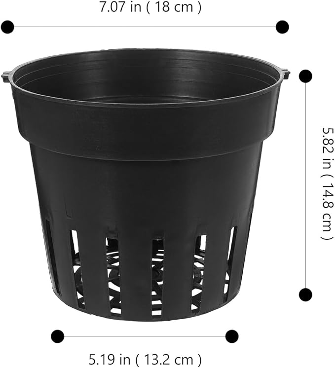 8pcs Black Wall Hanging Planters Set for Indoor Plants, Breathable Root Control Flower Pots with Multiple Drainage Holes, Balcony Vertical Garden Plant Holders Without Hooks