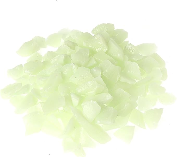 Shiny Stone Glow in The Dark Gravel Stones Rocks, Aquarium Gravel, Glow Rocks Stones,Decorative Rocks for Fish Tank Aquarium Garden Planter Landscape Decoration,280g/10oz (8-15mm, Blue Green)
