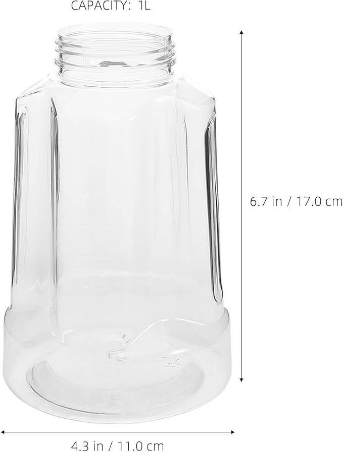 Car Wash Foam Bottle 1l Pa Foam Sprayer with Large Nozzle for Garden Hose Cleaning Accessories and Pet Bathing