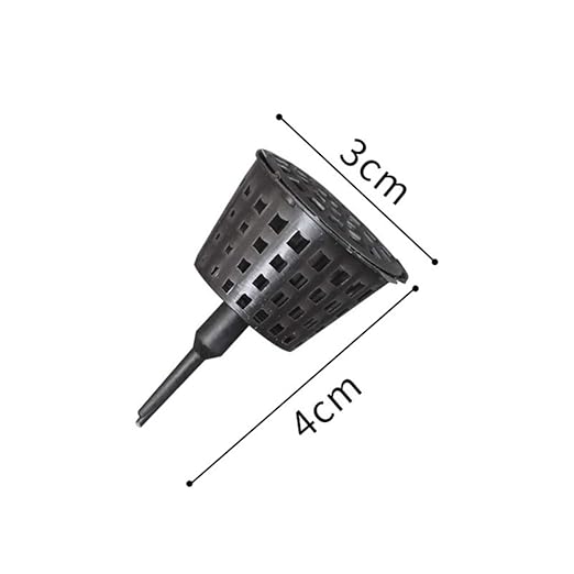 Bonsai Fertilizer Basket Mesh Containers with Lid for Plant Rooting and Controlled Fertilization 40 Pack Garden Nursery Accessories 3.14 X 1.96 Inches Each