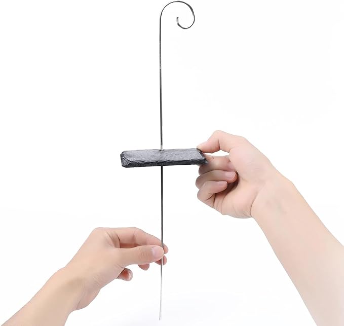 20Pcs Silver Planter Plant Label Hooks Garden Markers Stake Label Holder Hanger Garden Plant Sign Stake Rustproof Deformed Sign Hooks Container Accessories (20cm)