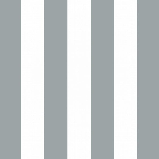 Arden 4-Pack Outdoor Patio Dining Chair Cushion, 20x44, Rain-Proof Seat Pad, Fade-Resistant Outdoor Cushion Stone Grey Cabana Stripe