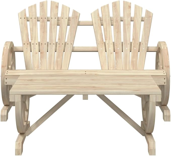 SKM 4 Piece Garden Lounge Set Solid Wood Fir (Weight-73KG)-7125
