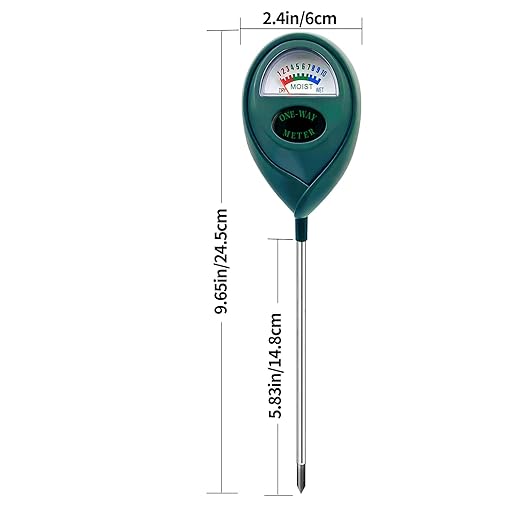 Green Soil Moisture Meter, Soil Tester, Moisture Meter Plants, Soil Moisture Tester, Soil Water Tester for Plants, Plant Moisture Monitor, No Battery Needed