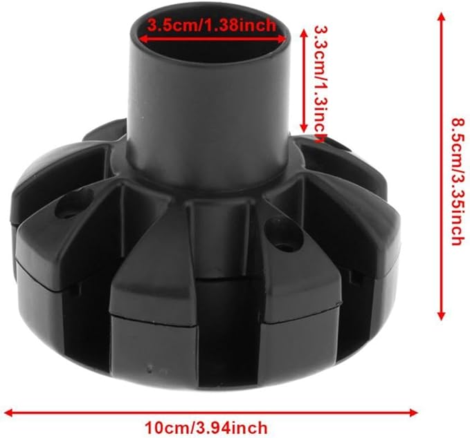 Fenteer Patio Umbrella Accessories Tool Sunshades Parts Maintenance Parasol Bases Part Replacements for Courtyard Picnic Beach Umbrella Balcony Garden, Lower Plate