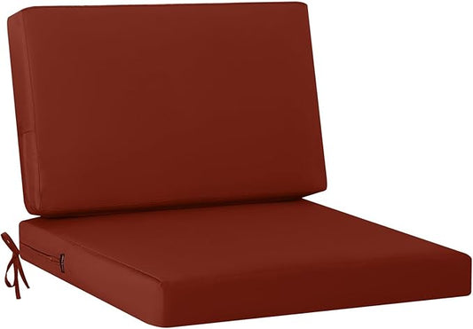 idee-home Outdoor Cushions for Patio Furniture, Outdoor Seat Cushion, Waterproof Couch Hampton Bay Deep Seat Replacement Chair Cushions for Garden Lawn Backyard Deck, 28.5 x 28.5