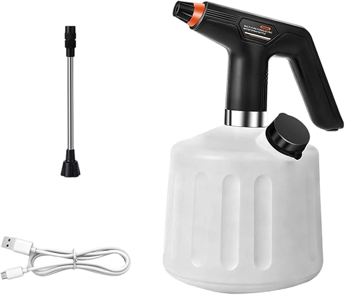 Electric Spray Bottle – 2L Rechargeable Portable Plant Mister, Electric Mister Spray | Fertilizing, Cleaning, Washing, Patio, Lawn, Garden, Indoor, Outdoor, Yard, Gardening Tool, Plant Care Accessory