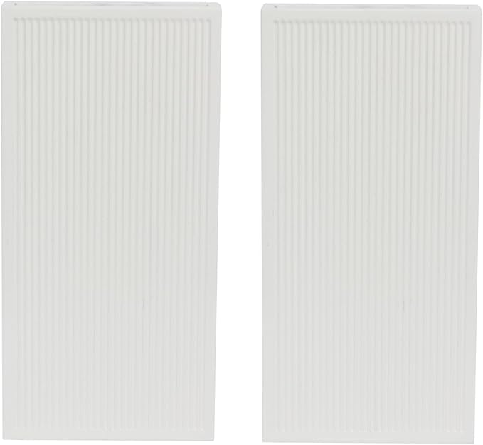 Wood Wall Planter Set of 2, Modern Wall Hanging Decor Pocket Planter for Greenery and Dried Flowers, Indoor Wood Hanging Vase (White)
