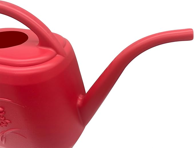 Grip Watering Can - with Long Spout - 1 Gallon - Wine Red