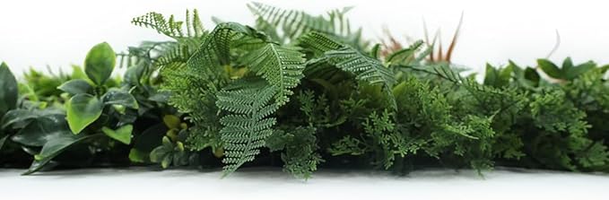 ULAND Artificial Topiary Hedges Panels, Ivy Fence Mat,Verticial Garden Privacy Fence Screen Greenery Wall Backdrop Decor, Garden Privacy Screen Fence（B052） 40x40‘’