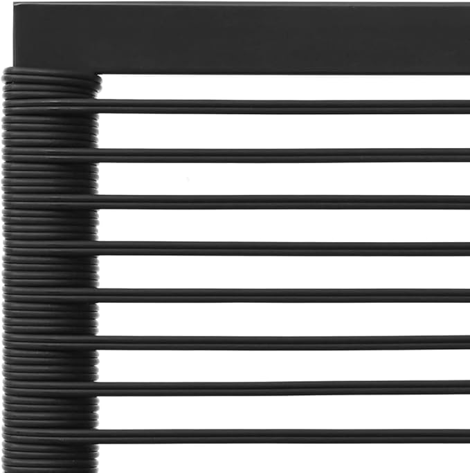 Garden Lounge Set Black and Dark Gray Patio Furniture Set Garden Seating Ensemble for Backyard Deck