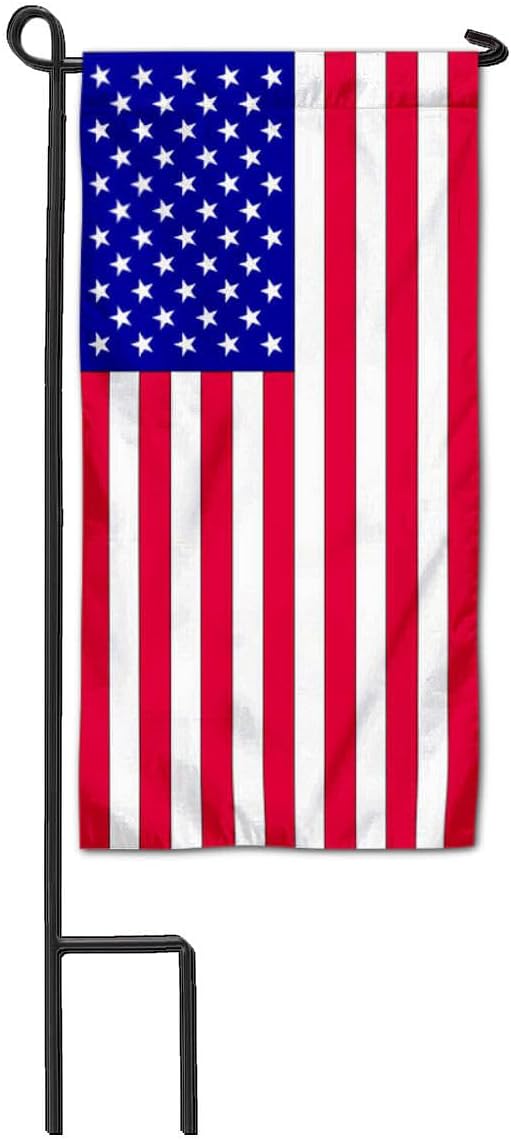 American USA Flag Mini Garden and Flower Pot Flag Topper